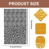 CHGCRAFT Cobblestone Clay Texture Mat Stone Wall and Plaid Pattern