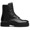 Thursday Boot Company Women's Lace up Leather Combat Boots, Black,