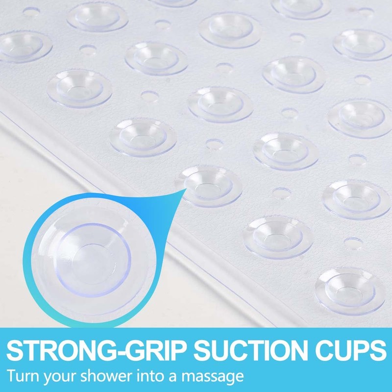21 x 21 Inch Shower Stall Mat Non Slip, Square