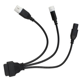 ANP PUAUTO OBD2 Diagnostic Cable Fit for Yamaha Kline Euro5 16 Pin to 3Pin 4Pin 6Pin OBD2 3 in 1 Diagnostic Adapter,OBD2 to OBD1 6/4/3 pin Plug Adapter for Honda Guzzi Kawasaki Suzuki Motorbike