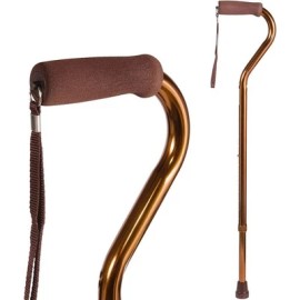 DMI Deluxe Adjustable Walking Cane for Men and Women 30 to 39 inches Bronze