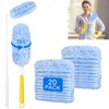 20 PCS Dust Magnet Disposable Dust 360° Dusting Kit Long
