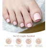 Toe Gel Nail Stickers - 34PCS Salon Quality Wraps no