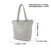 modamoda de - T215 - Italian Leather Shopper Leather Bag