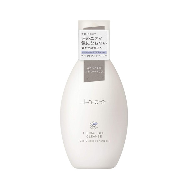 Ines Herbal Gel Cleansing Shampoo (INES Scalp Cleans), Scalp Care 8.5 fl oz (250 ml), Geranium & Lavender Scent, 8.5 fl oz (250 ml) (1)