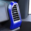 Keptrim for F-150 ABS Blue Dash Air Conditioner Outlet Vent