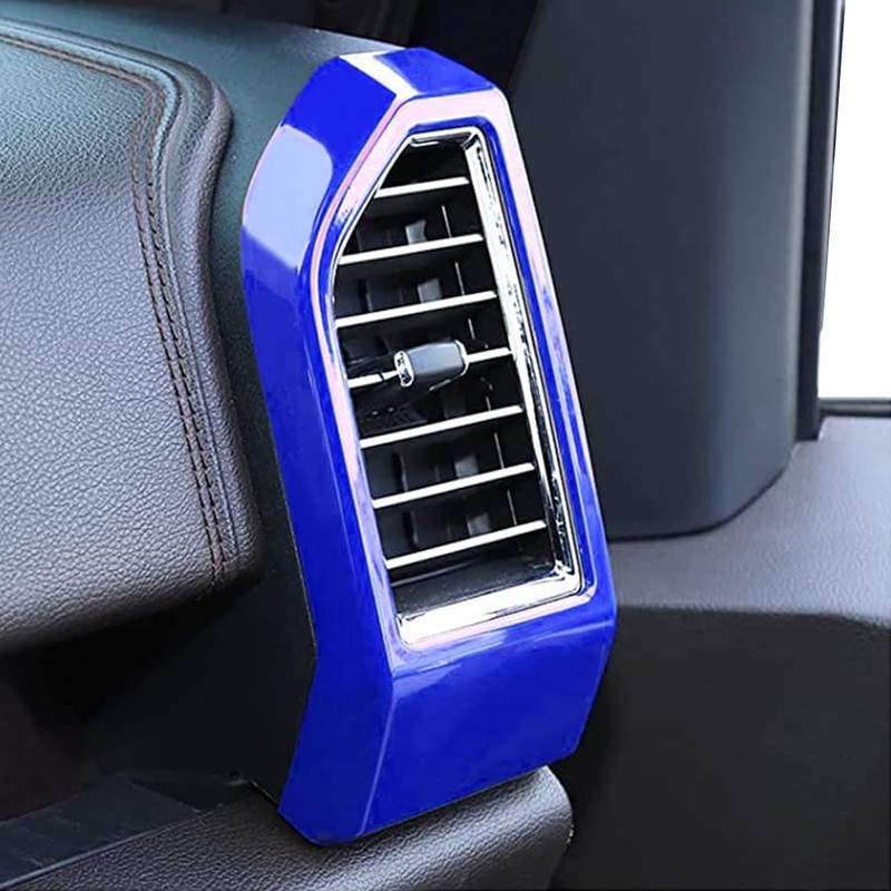 Keptrim for F-150 ABS Blue Dash Air Conditioner Outlet Vent
