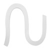 Zorfeter White Quilling Paper Strips 120 Strips, 3mm(1/8") Width, 21