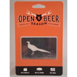 ZOOTILITY BOTTLE OPENERS -Pheasant/FIT IN WALLET/STAINLE