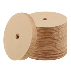 500 Count Percolator Coffee Filters, 3.75in Natural Unbleached Percolator Filters Disposable Disc Coffee Filters for Coffee Shops, Camping, Home, Office
