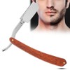 Manual Razor Professional Men Male Wooden Handle Folding Shaver Blade