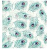 Peacock Feathers Gift Bag Box Tissue Paper Wrapping Lining Sheets