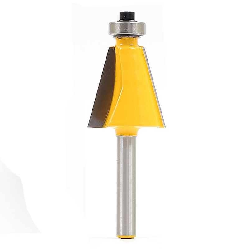 Shank Chamfer Edge Forming Router Bit, 1/4 Inch Shank Chamfer