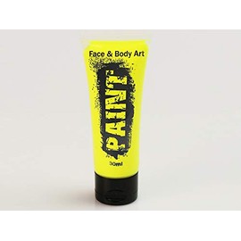 UV Body Paint Tube UV Body Paint Tube Yellow 30 ml