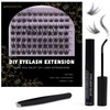 KISSXIAOYA Cluster Eyelash Extension, Lashes, Eyelash Curler, Eyelash Seal, Tweezers,