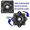 2Pack 10Inch Bar Stool Swivel Plate Heavy Duty, Chair Swivel