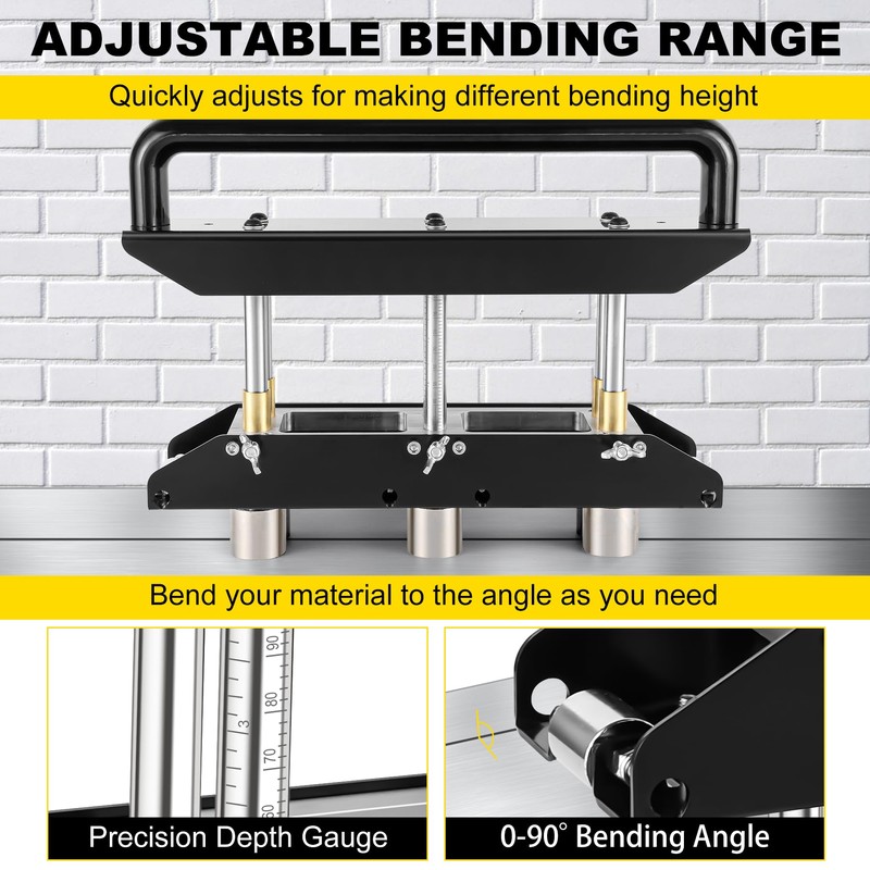 ITULCYO Three Station Edge Roller Bender 0-90° Bending Angle，Sheet Metal