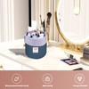 Makeup Bags for Women, Waterproof Round Travel Drawstring Make Up
