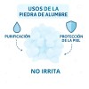 Piedra De Alumbre Natural Premium 500g