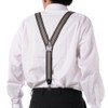 Peace Kobo Suspenders 2-Way 1.4 inches (35 mm) Herringbone Pattern,