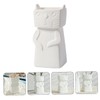 Ipetboom 1PC Adorable Ceramic Cat Vase Decor European Style Household