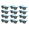 Edge I-Wear 12 Bulk 80s Neon Party Sunglasses for Adult