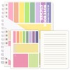 2-in-1 Sticky Notes Set - 220 Sheets Candy Color Sticky