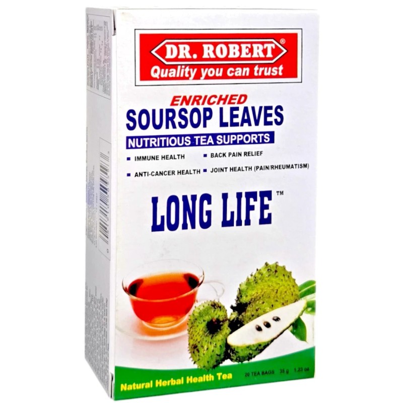 Dr RObert Soursop Leaves Tea Bags 20ct Natural Herbal Health