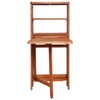 vidaXL Solid Acacia Wood 3 Piece Bistro Set - Folding