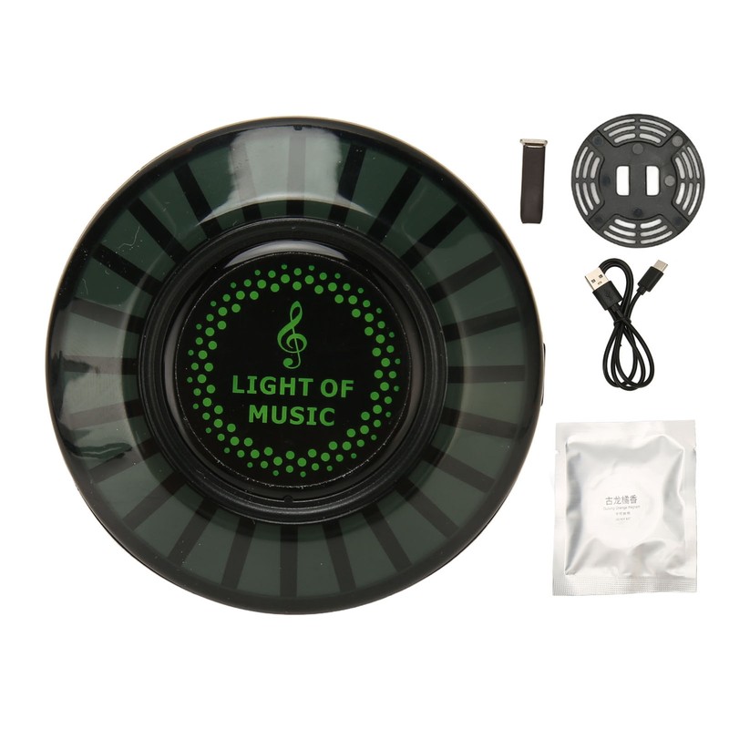 RGB Sound Pickup Light Round Colorful with Fragrance Aroma Diffuser