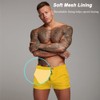 Donason - Traje de baño para hombre, secado rápido, pantalones