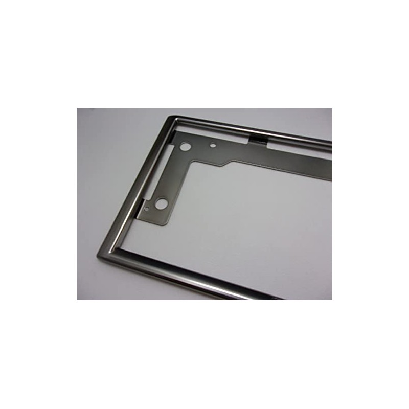 GENUINE Toyota License Plate Frame (Platinum Black Tone Front) Crown
