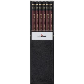 Uni Wooden Pencil, 7B, Box of 12 (HU7B)