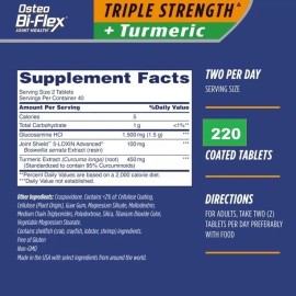 Osteo Bi Flex Glucosamina Hci + Cúrcuma (220) Americano