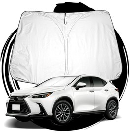 Ruiya Lexus NX 20 Series 2nd Generation Special Sunshade for Windshield Parasol Car Sun Shade All New Lexus NX UV Protection Sun Shade for Overnight in Car Foldable Custom Parts