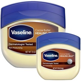 Vaseline Jalea de petróleo, manteca de cacao, 8.5 onzas [con bonificación de 1.7 oz] (paquete de 2)