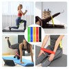 Pack of 5 Exercise Bands, Resistance Bands, Fitness Bands, Resistance