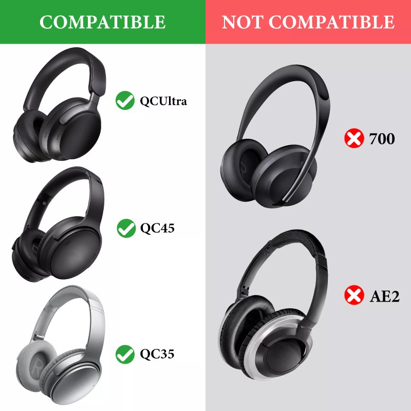 Geekria Shield Case for Bose QuietComfort 35 II, QC45, QC25