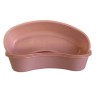 Comfort Axis 700 cc Kidney Shaped Rose Emesis Basin with