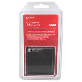 IC Graphite High Compression Thermal Pad - Permanent Replacement for Thermal Paste/Grease (40X40mm 5-Pack) …