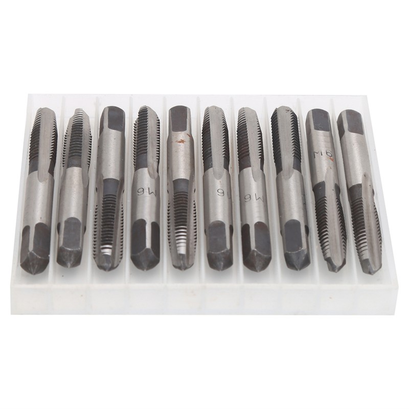 Metric Tap Carbon Steel Manual Straight Flute Screw Thread Industrial