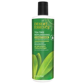 Desert Essence Conditioner for Hair - Tea Tree & Eucalyptus Oil for Scalp Treatment - Reduces Hair Breakage & Flaking - Peppermint - Murumuru Butter - 12.7 Fl Ounce