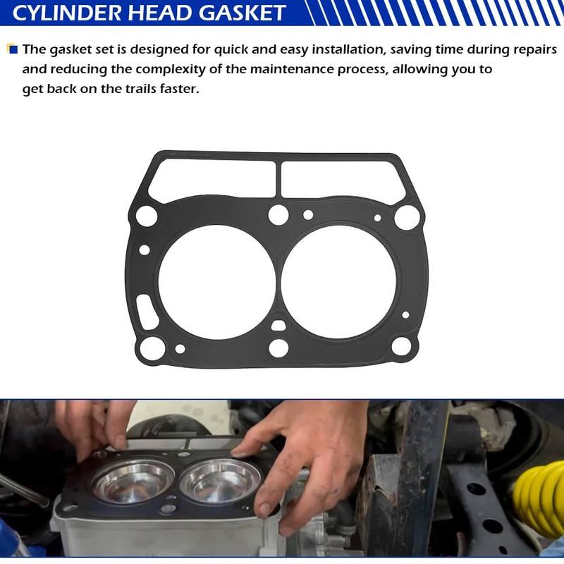 GOLKNHA Top End Cylinder Gasket Kit for Polaris Ranger 800