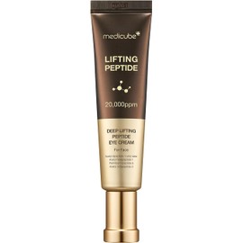 MEDICUBE Deep Reviving Peptide Eye Cream, Crema para Contorno de Ojos y Rostro con Complejo de Péptidos 20,000 ppm, Niacinamida, Colágeno y Ácido Hialurónico, 30 ml