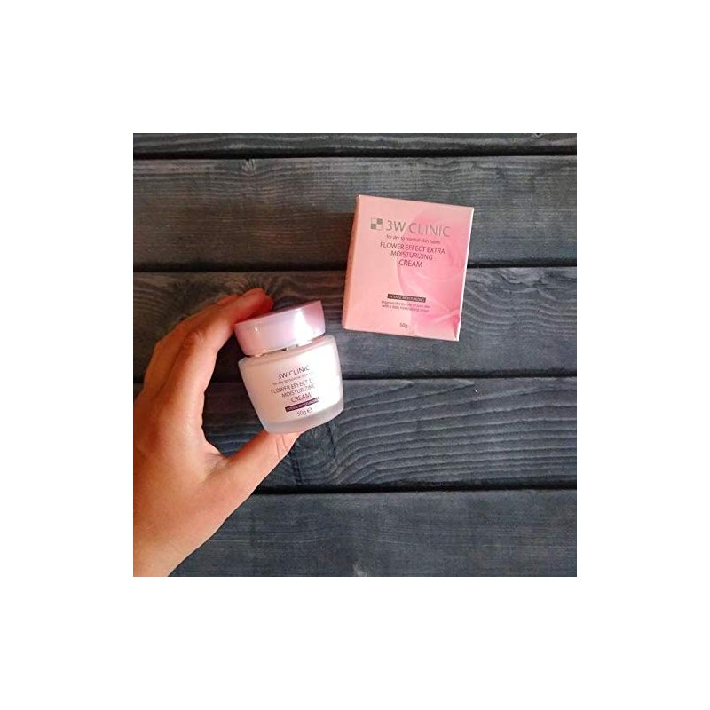 Dodo 3w Clinic Flower Effect Extra Moisturizing Cream 1.8oz