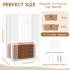 AFOROEOA Coffee Cup Sleeve Holder Holds Up To 75 Sleeves