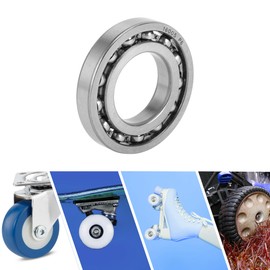 ACROPIX 16005 Deep Groove Ball Bearing P6 25x47x8mm Lubricated Bearing Open Type Silver Tone Scooter Skateboard Wheel