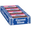 Neapolitan Coconut Slice Candy Bars (Vanilla, Chocolate & Strawberry-striped moist