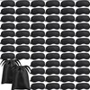 Dyrfolm 100 Pcs Eye Mask Sleeping,Blindfold Eye Cover,Sleep Mask Bulk