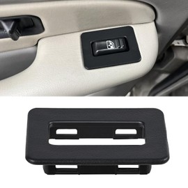 OICCTBF Rear Power Window Switch Trim Repair Fix,Driver Passenger Side Window Repair Button Cap Cover Replace for Escalade for Avalanche for Silverado for Tahoe for Sierra for Yukon 2000-2002（Black）